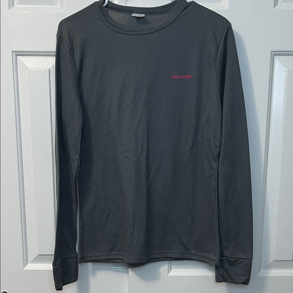 Realtree Women’s Gray Long Sleeve Shirt Size L